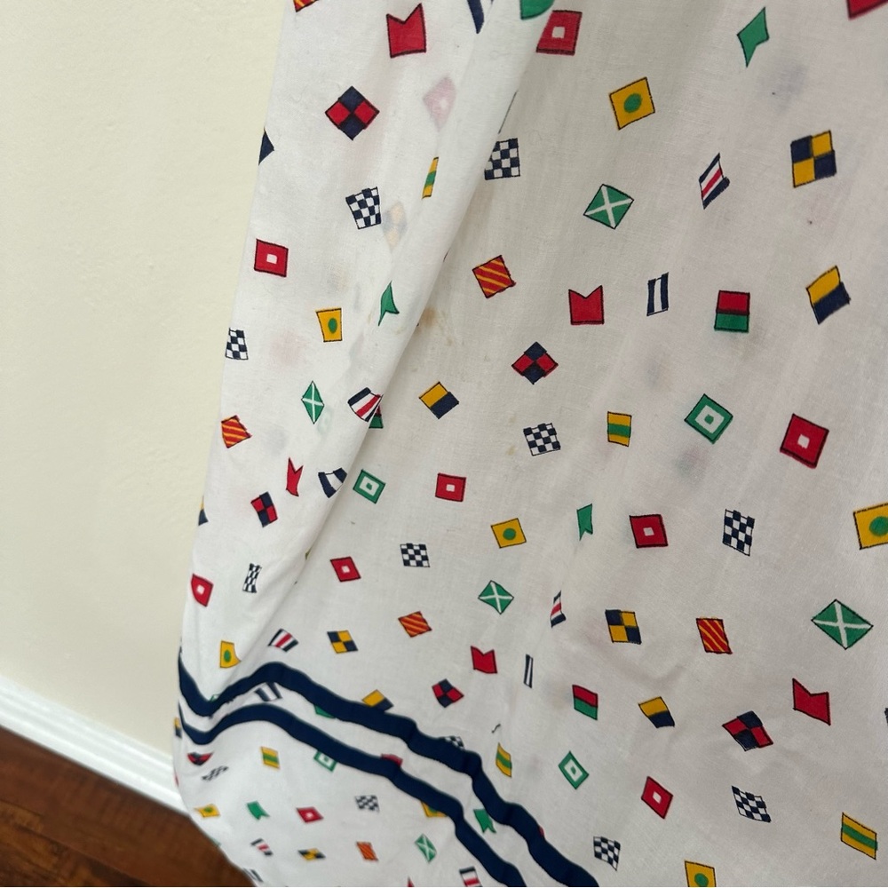 Vintage nautical flag maxi dress - Picture 8 of 8